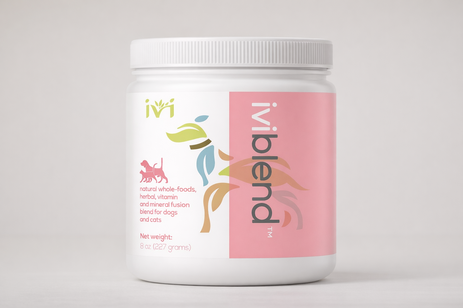 iVi Blend — natural whole-foods, herbal, vitamin and mineral fusion blend for dogs and cats